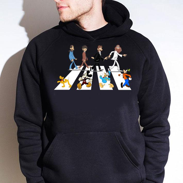 The Beatles Abbey Road Mickey and friends t-shirt hoodie