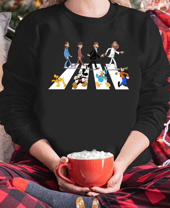The Beatles Abbey Road Mickey and friends t-shirt sweatshirt