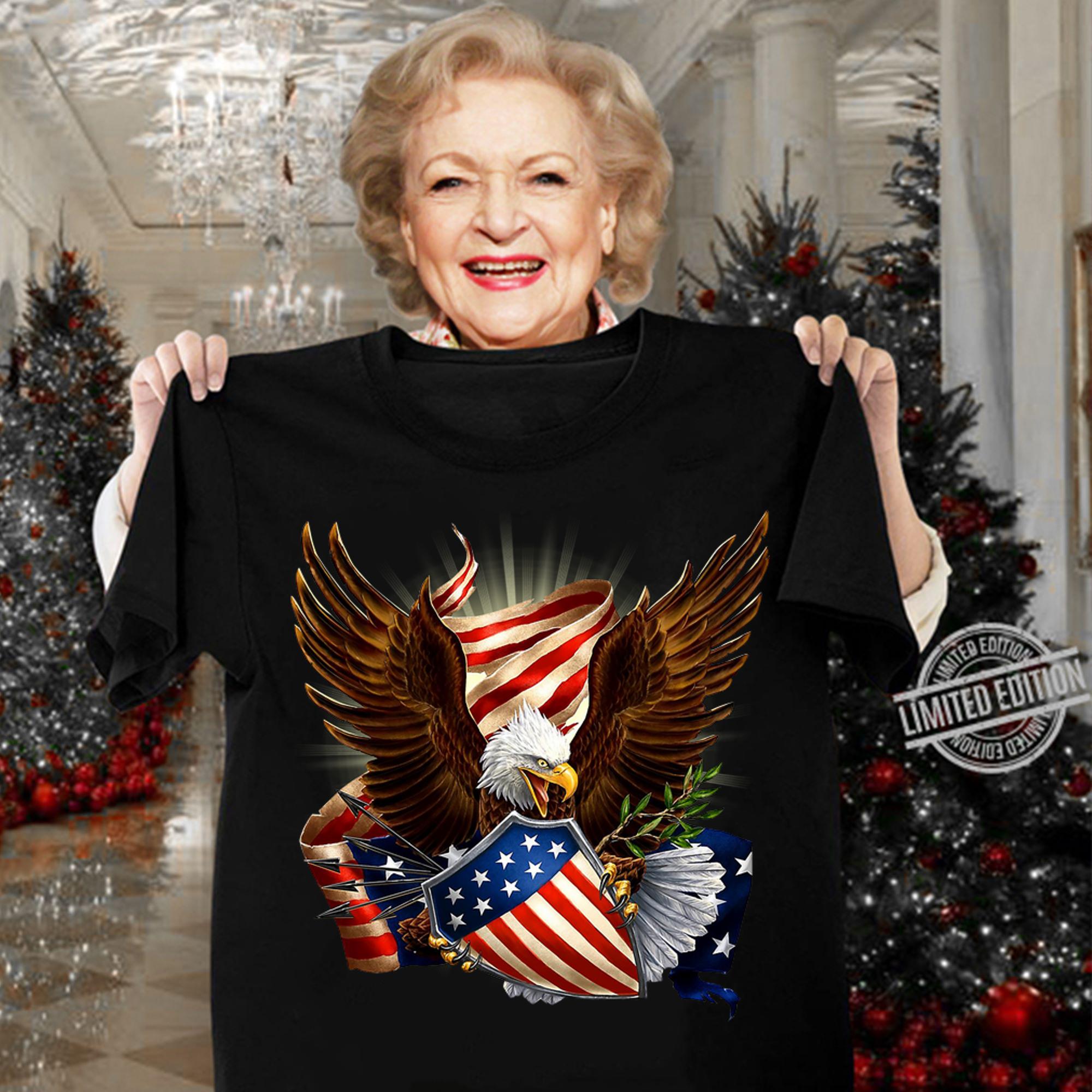 Cool American Flag Eagle 4Th Of July Independence Day Usa t-shirt woman shirt