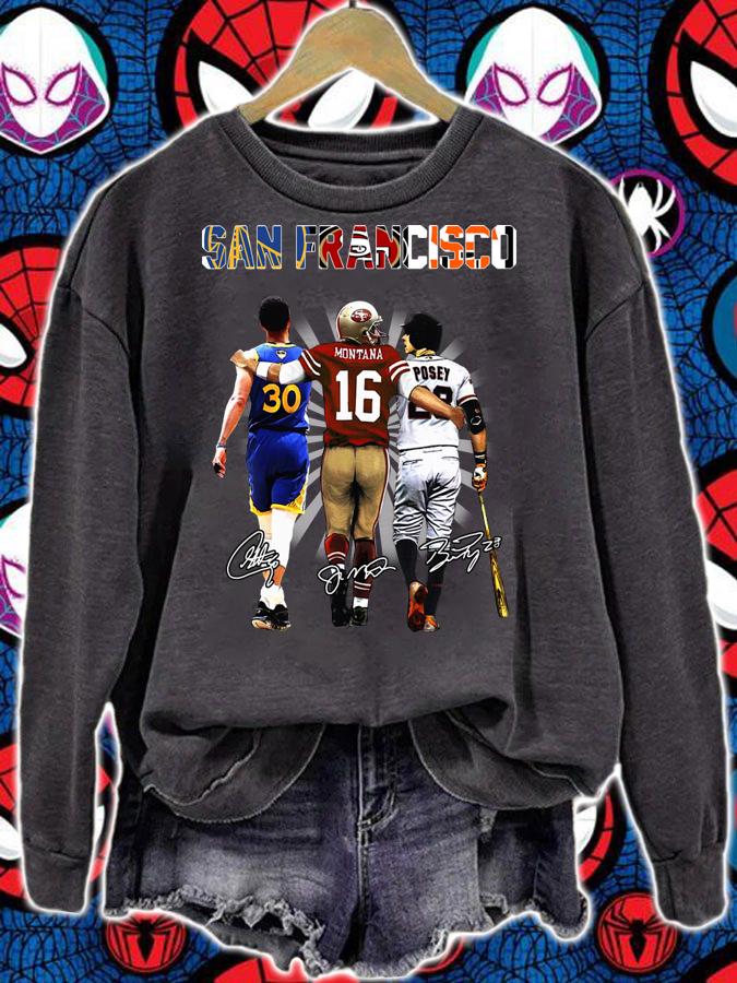 San Francisco Team Sport t-shirt sweatshirt