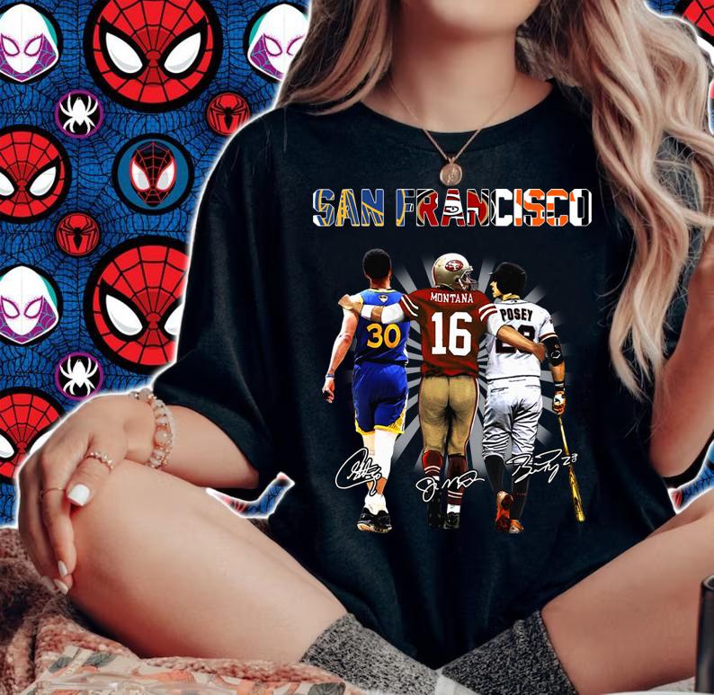 San Francisco Team Sport t-shirt woman shirt