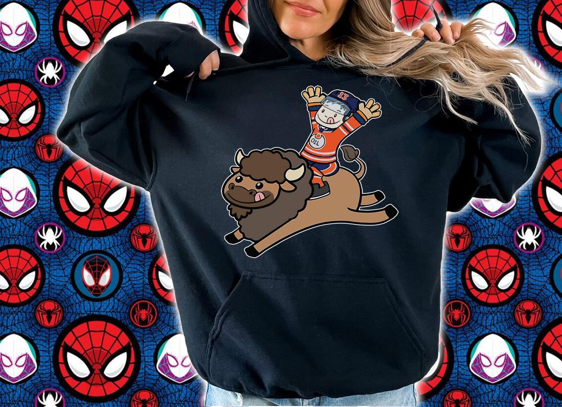 Jesse Puljujärvi Bison t-shirt hoodie