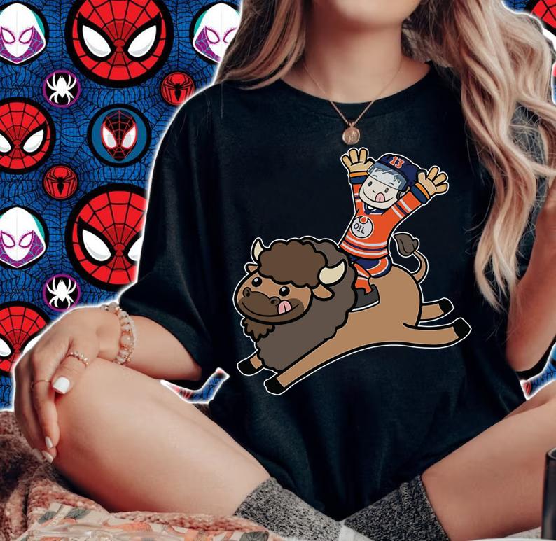 Jesse Puljujärvi Bison t-shirt woman shirt