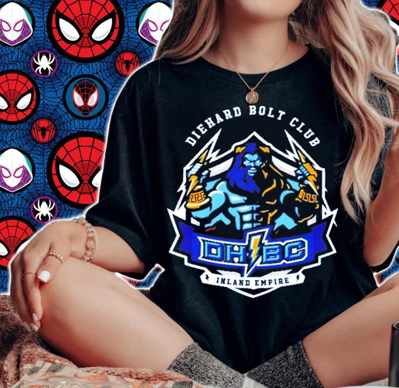 DHBC Inland Empire Pablo Diehard Bolt Club Official Member t-shirt woman shirt