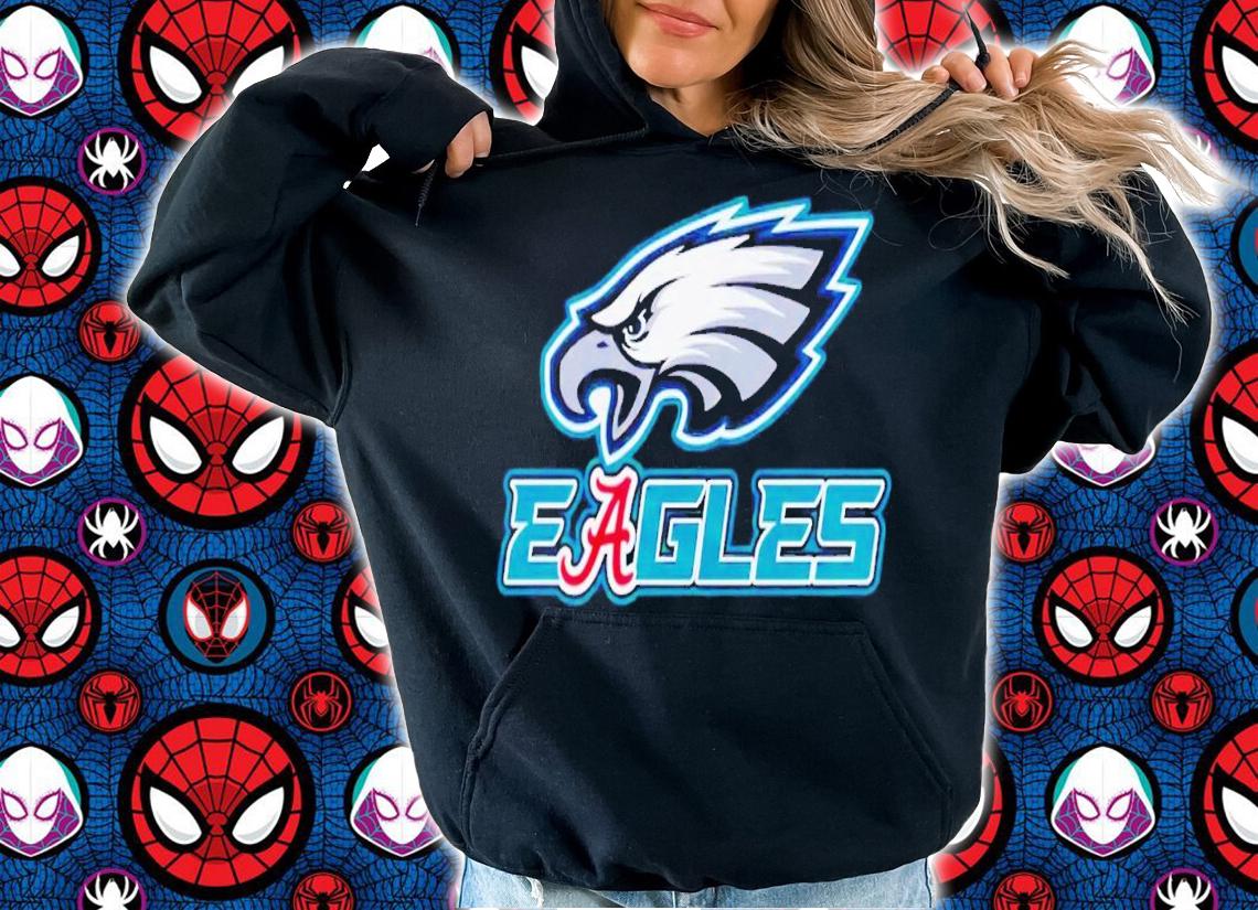 Eagles Philadelphia Eagles and Alabama Crimson Tide t-shirt hoodie
