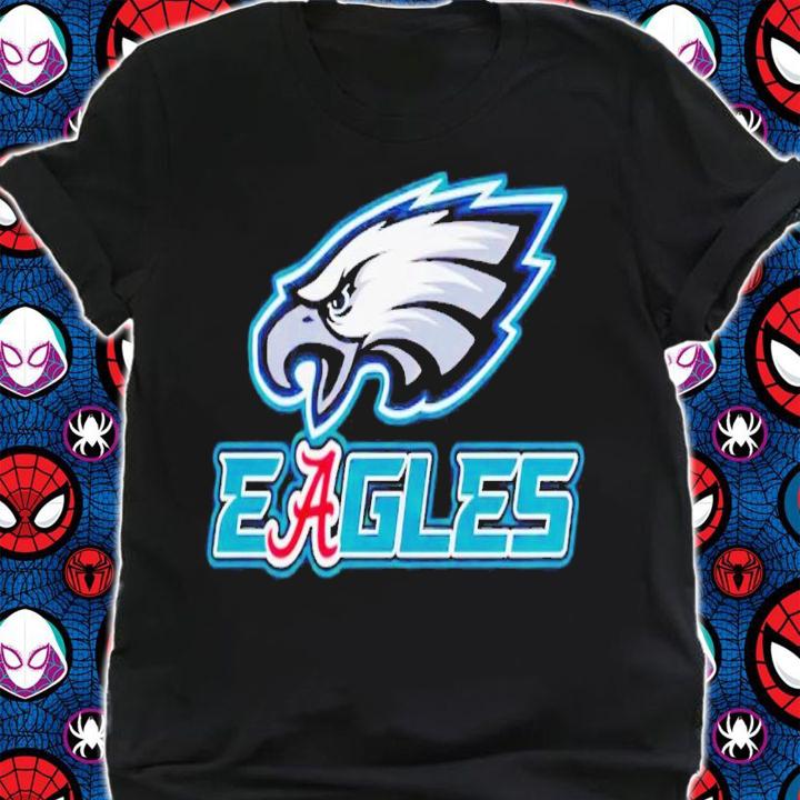 Eagles Philadelphia Eagles and Alabama Crimson Tide t-shirt shirt