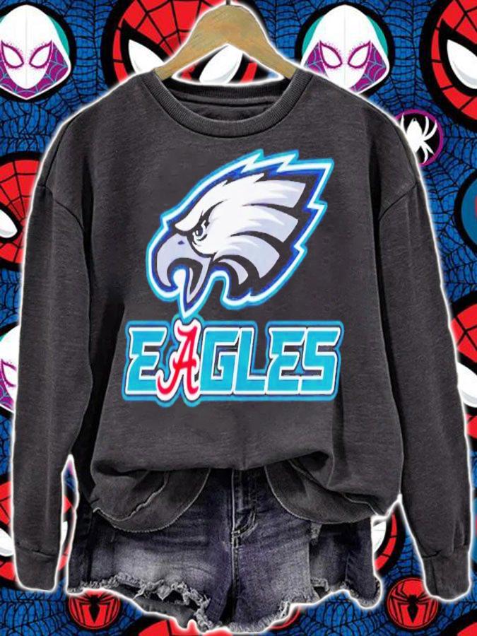 Eagles Philadelphia Eagles and Alabama Crimson Tide t-shirt sweatshirt