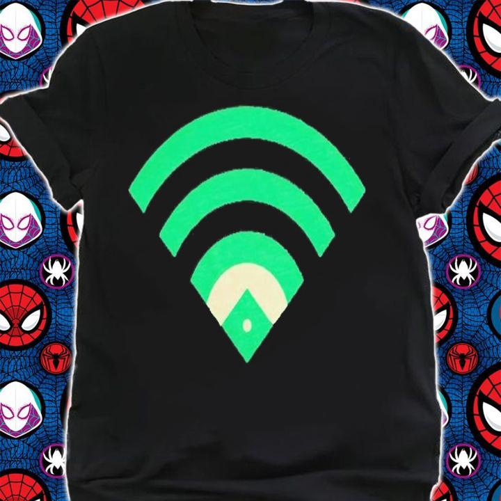 Baseball signal wifi shirt t-shirt shirt