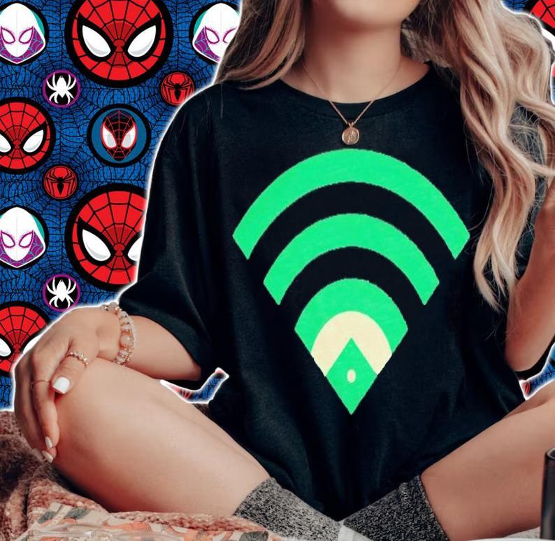 Baseball signal wifi shirt t-shirt woman shirt