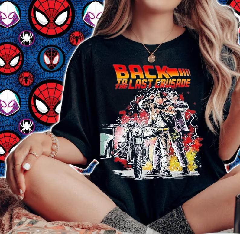 Back to the Last Crusade shirt t-shirt woman shirt