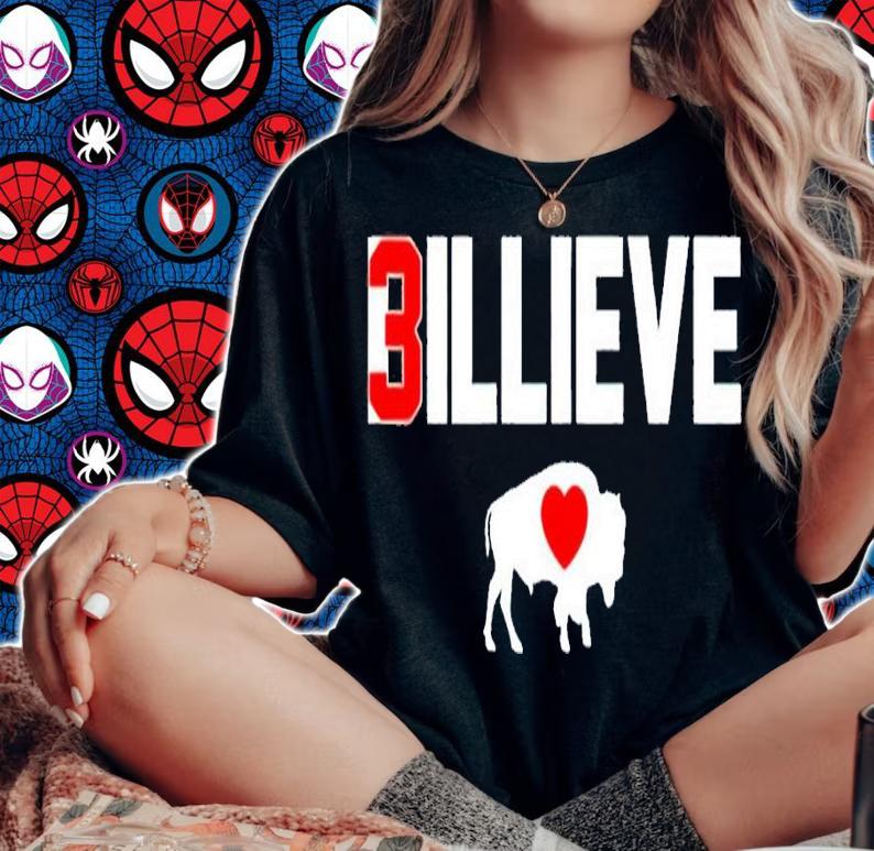 Buffalo Bills Damar Hamlin Billieve Buffalo shirt t-shirt woman shirt
