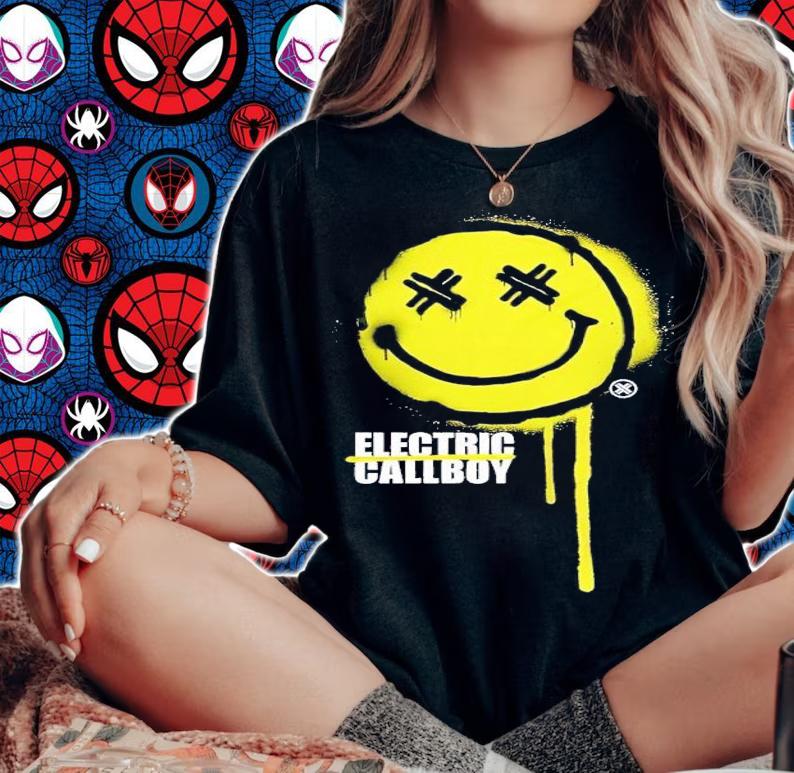 Electric Callboy Spray Smile shirt t-shirt woman shirt