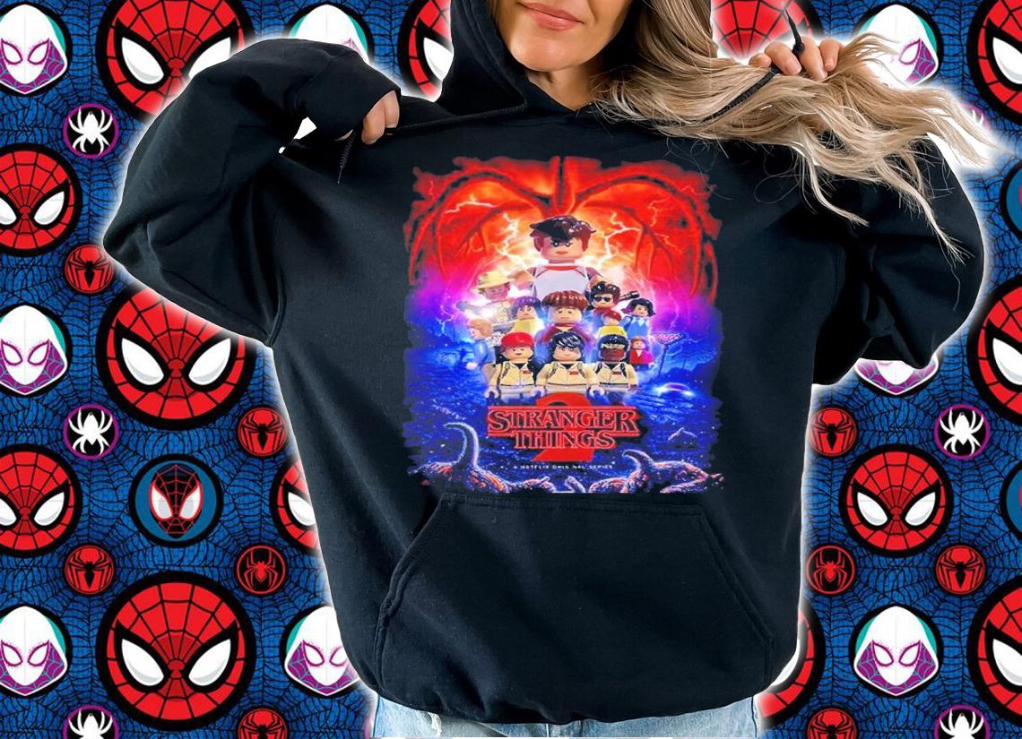 Funny Design Stranger Things Mix Lego Season 2 Shirt t-shirt hoodie