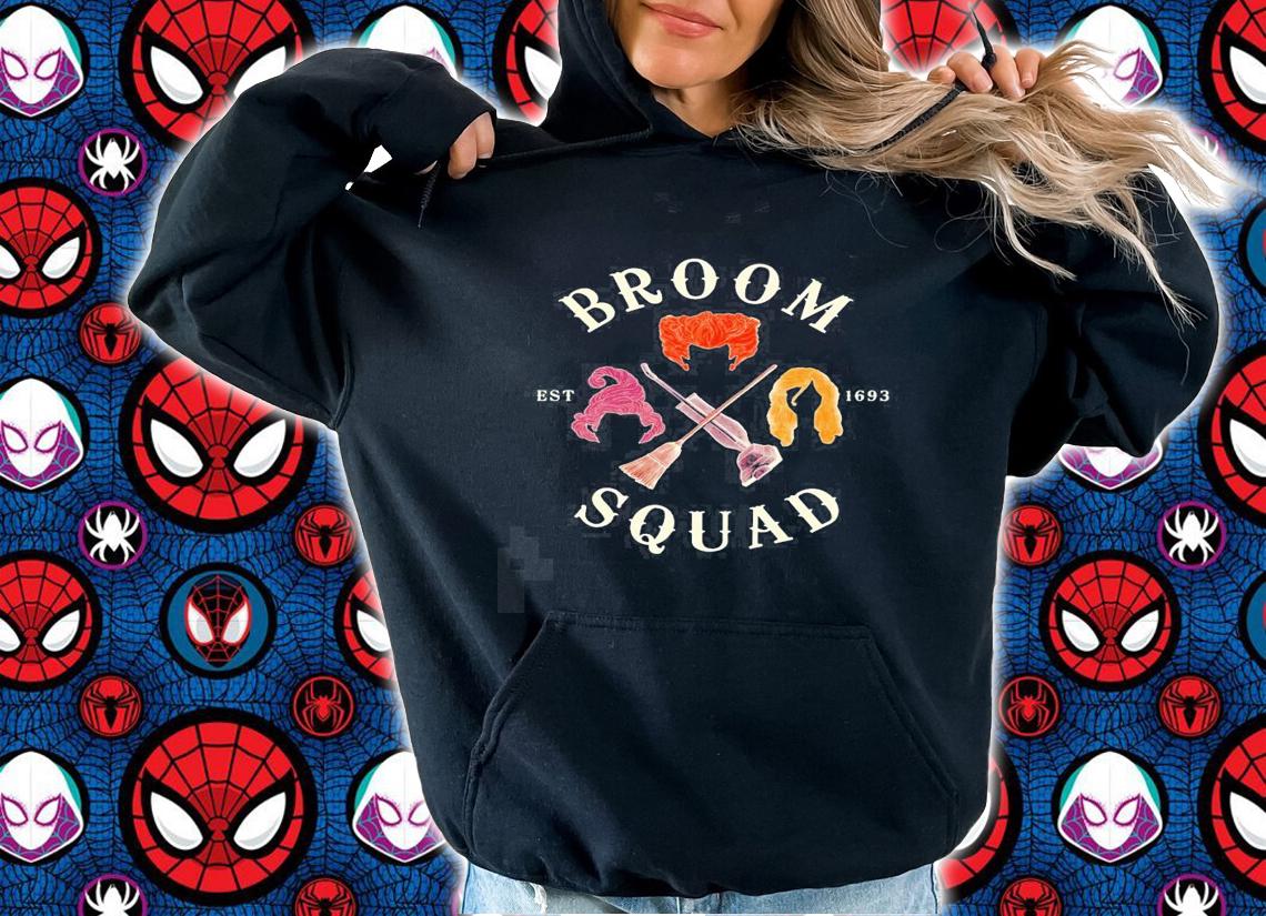 Hocus Pocus broom squad est 1693 Halloween 2022 new shirt t-shirt hoodie