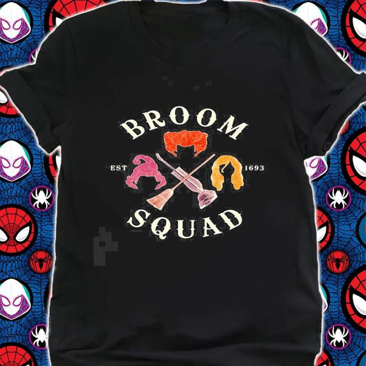 Hocus Pocus broom squad est 1693 Halloween 2022 new shirt t-shirt shirt