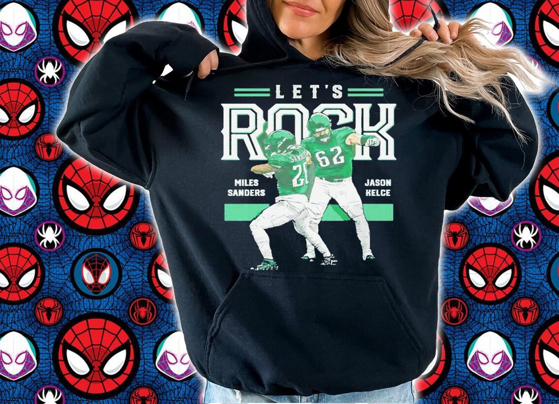 Miles Sanders & Jason Kelce lets rock Philadelphia Eagles shirt t-shirt hoodie
