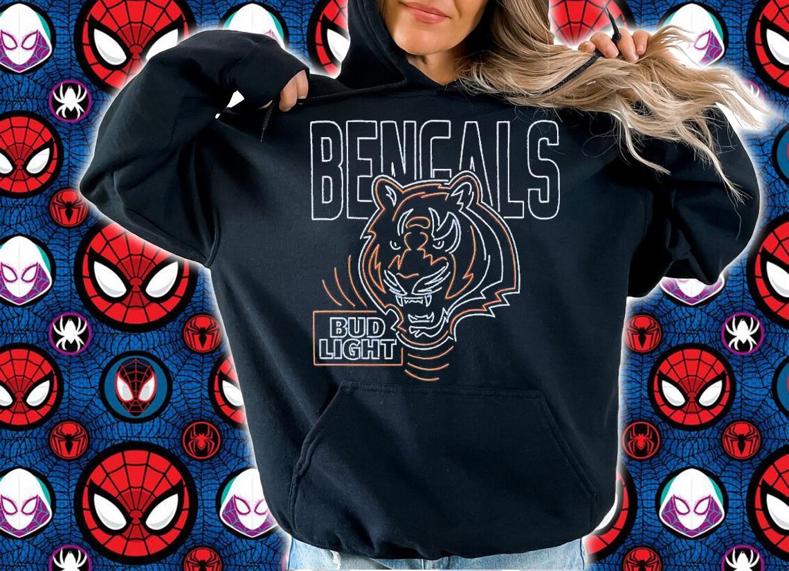 NFL X Bud Light X Bengals shirt t-shirt hoodie