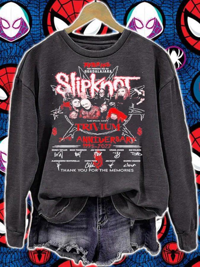 Slipknot Trivium 27th anniversary 1995 2022 thank you for the memories shirt t-shirt sweatshirt