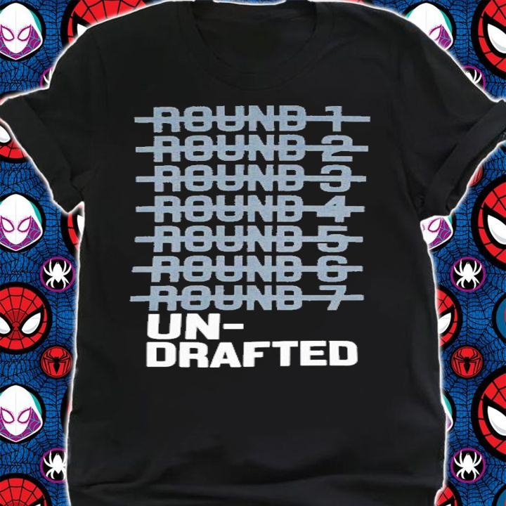 AJ Cole Round 1 2 3 4 5 6 7 Undrafted T-Shirt t-shirt