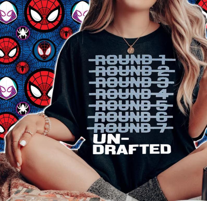 AJ Cole Round 1 2 3 4 5 6 7 Undrafted T-Shirt t-shirt