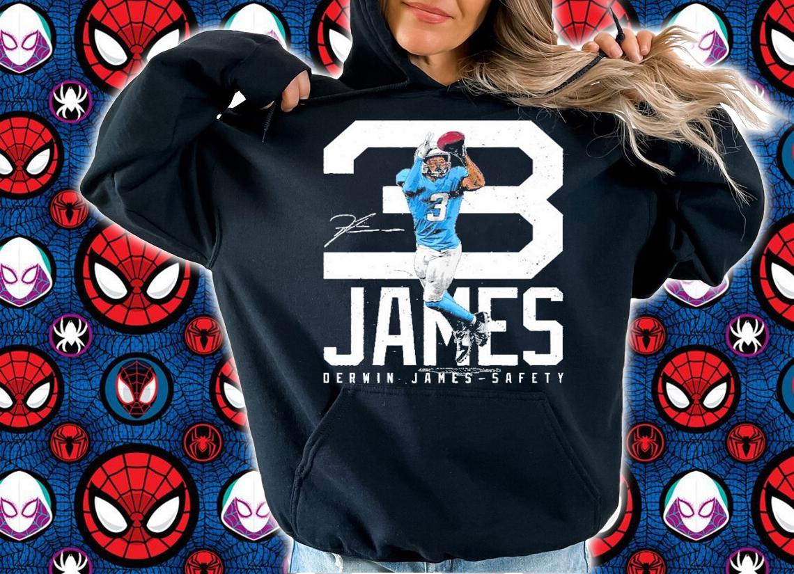 Derwin James Los Angeles C Bold Number Football Shirt t-shirt hoodie