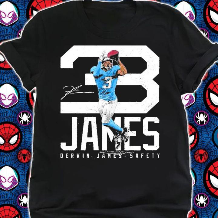 Derwin James Los Angeles C Bold Number Football Shirt t-shirt shirt