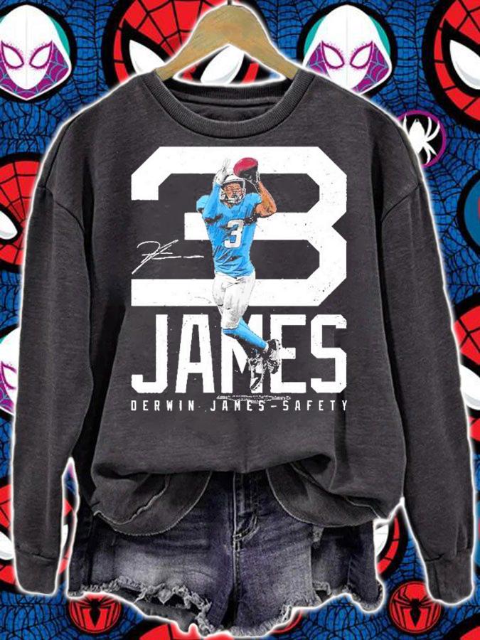 Derwin James Los Angeles C Bold Number Football Shirt t-shirt sweatshirt
