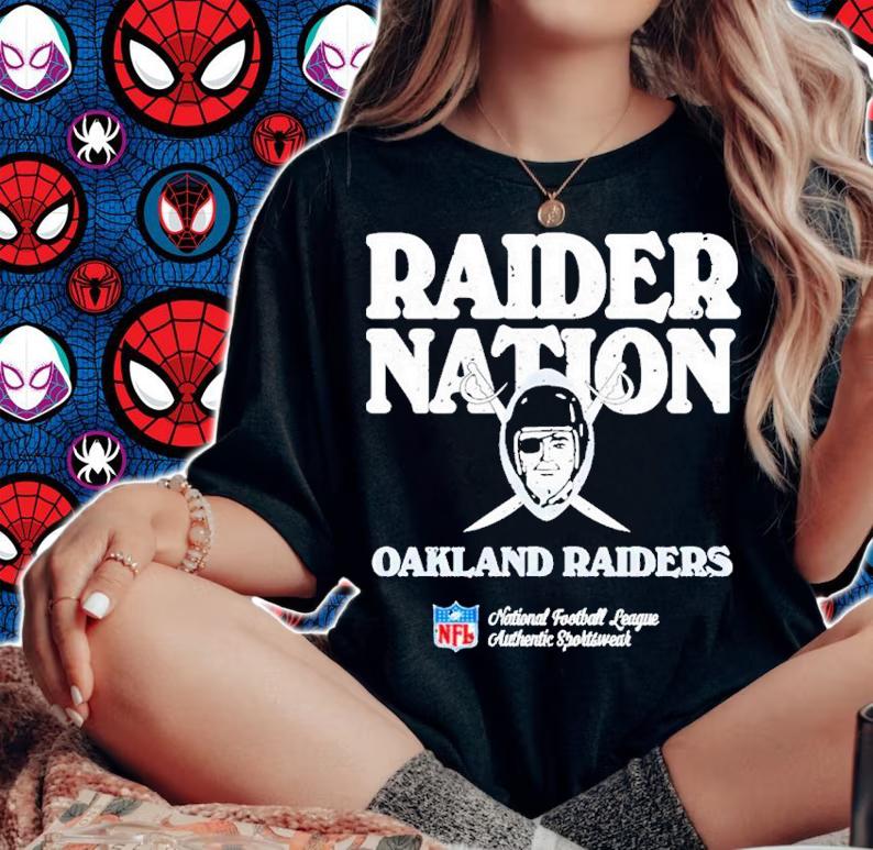 Raider Nation Oakland Raiders NFL shirt t-shirt woman shirt