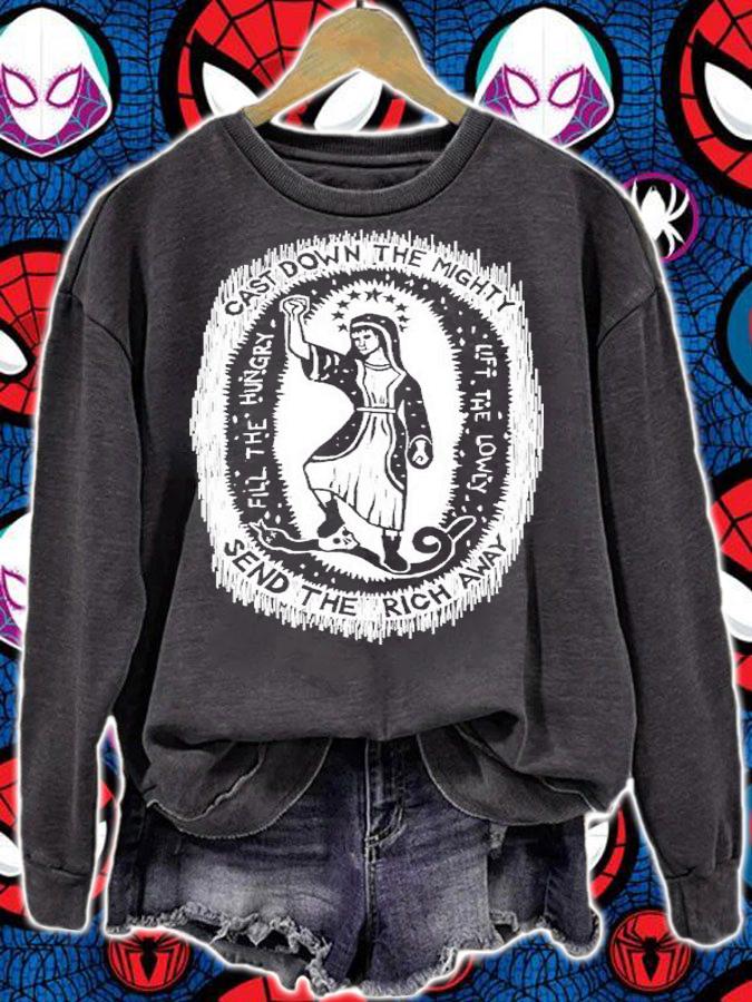 Cast Down The Mighty Send The Rich Away Magnificat Shirt t-shirt sweatshirt