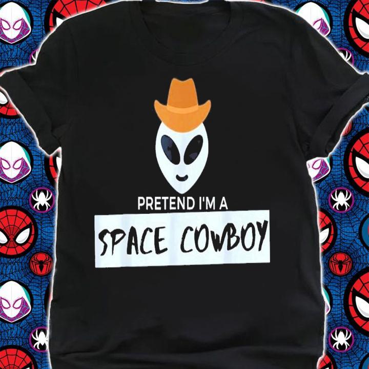 Lazy Halloween Pretend I'm A Space Cowboy T-Shirt t-shirt shirt
