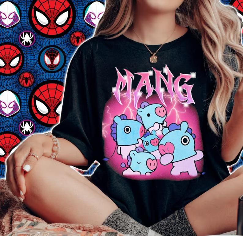 Mang BT21 BTS J-Hope Rock Vintage Shirt t-shirt woman shirt