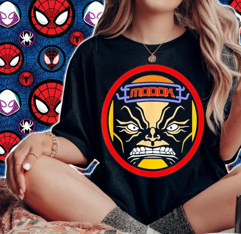 Marvel Modok The Living Computer Face Icon shirt t-shirt