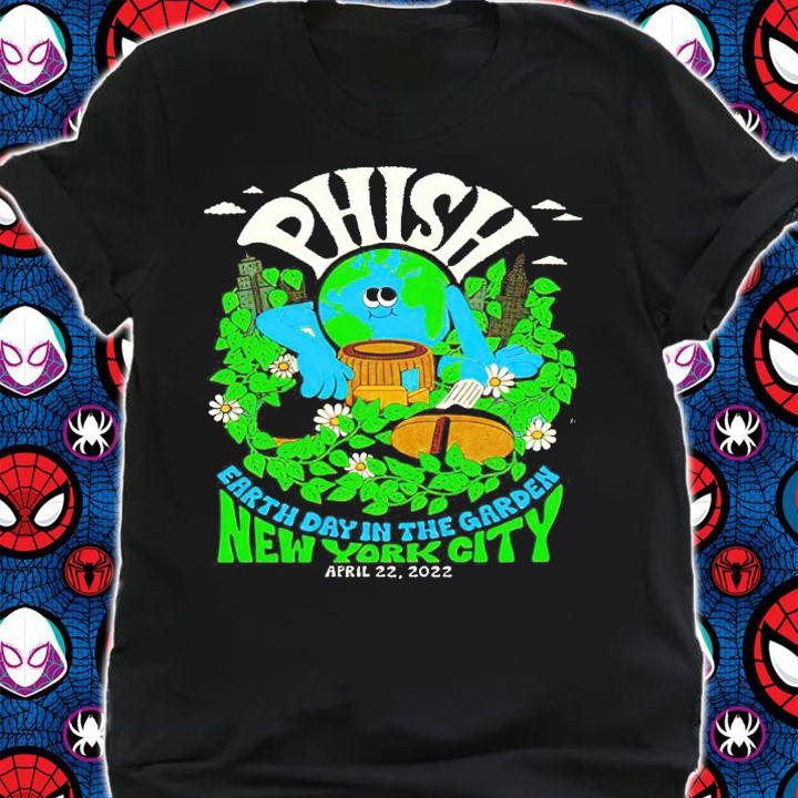 Phish Earth Day In The Garden on Heather Dusty New York City New T-Shirt t-shirt