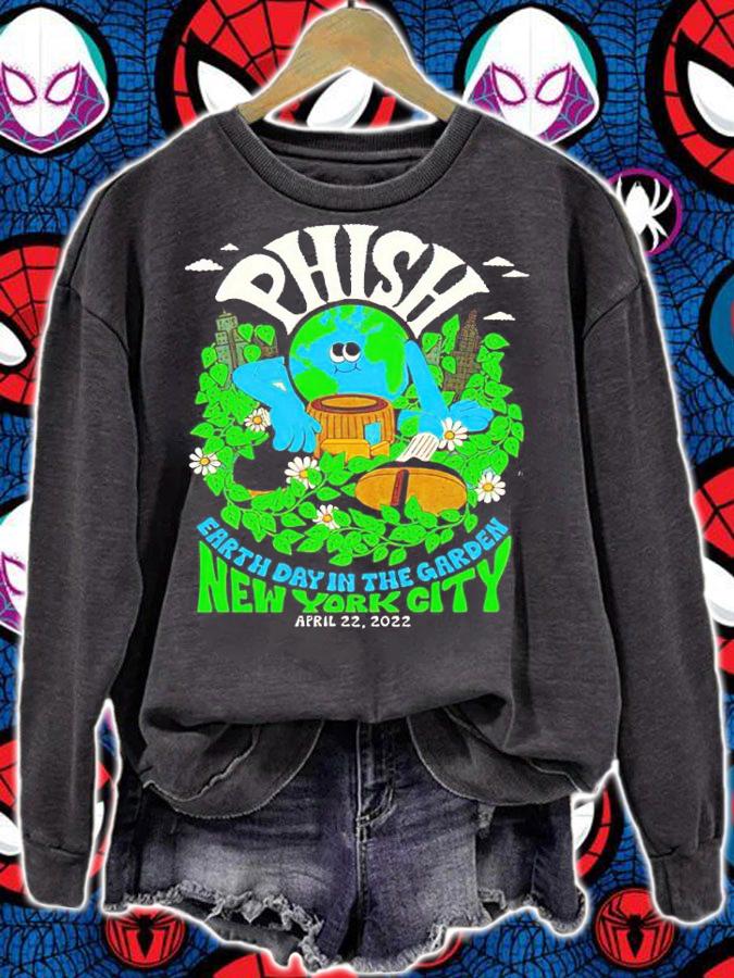 Phish Earth Day In The Garden on Heather Dusty New York City New T-Shirt t-shirt
