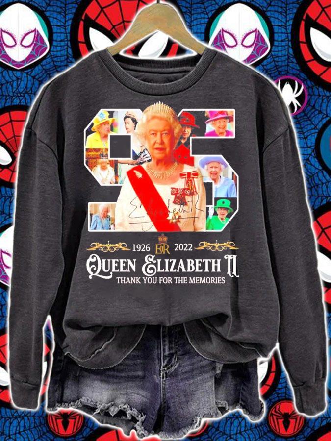 RIP Queen Elizabeth II 1926-2022 Signature Thank You For The Memories T-Shirt t-shirt
