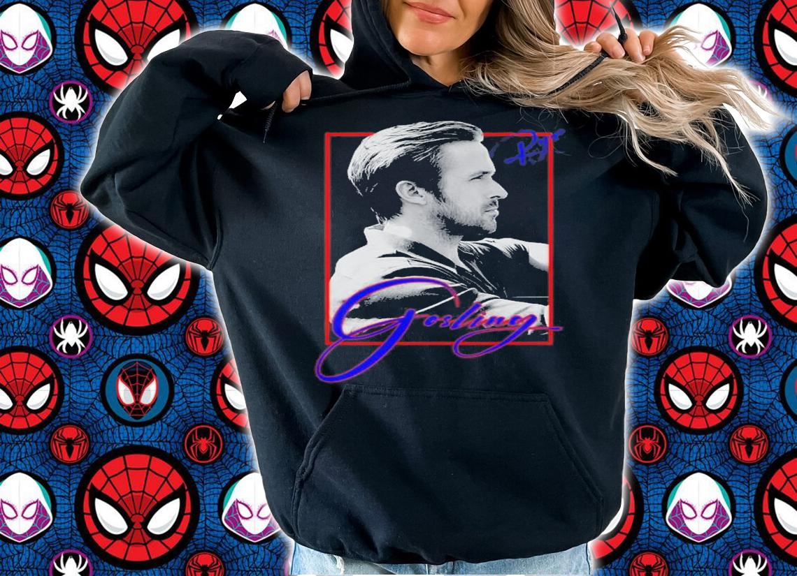 Actor Ryan Gosling Portrait Photographic T-Shirt t-shirt hoodie