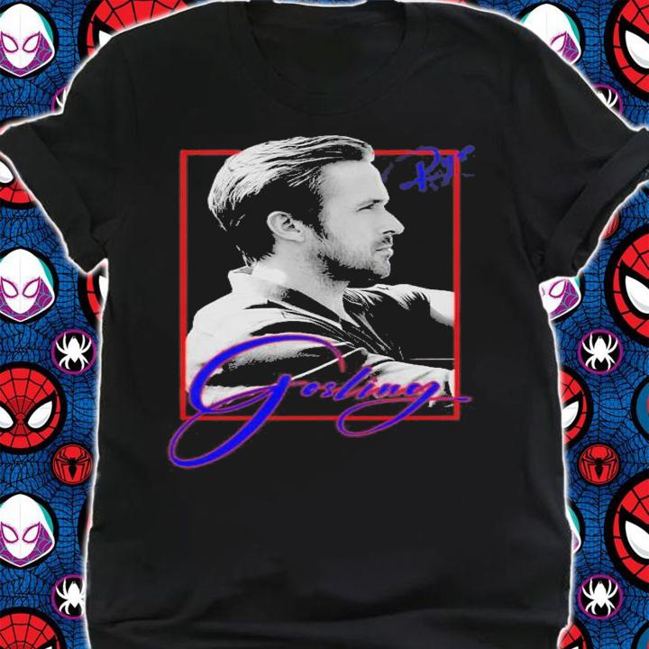 Actor Ryan Gosling Portrait Photographic T-Shirt t-shirt shirt