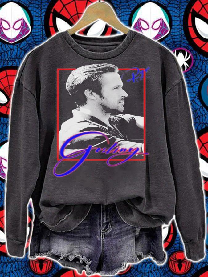 Actor Ryan Gosling Portrait Photographic T-Shirt t-shirt sweatshirt