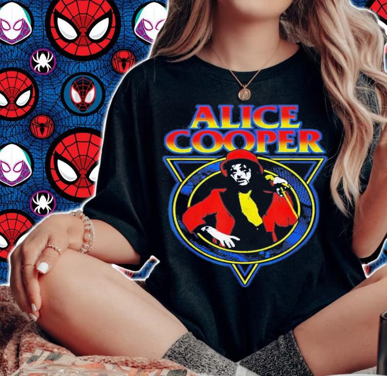 Alice Cooper Snake Skin T-Shirt t-shirt woman shirt