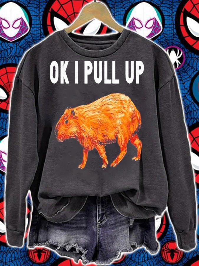 Capybara Ok I Pull Up shirt t-shirt