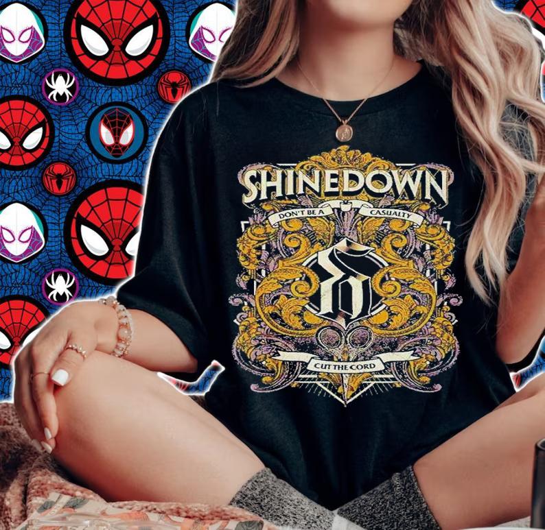 Shinedown Ornamental Scissors shirt t-shirt woman shirt
