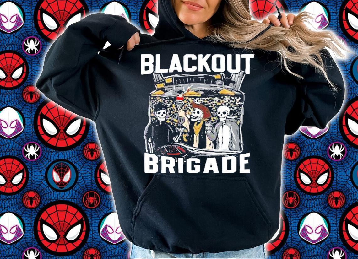 Skeleton Blackout Brigade Shirt t-shirt