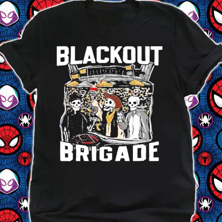 Skeleton Blackout Brigade Shirt t-shirt