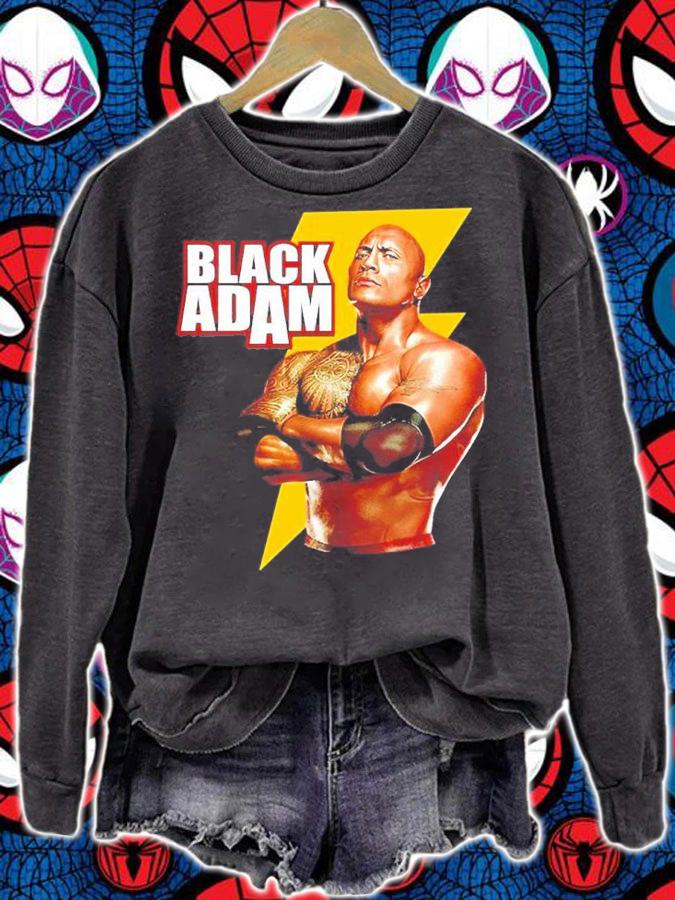 Super Stars Black Adam The Rock Shirt t-shirt sweatshirt