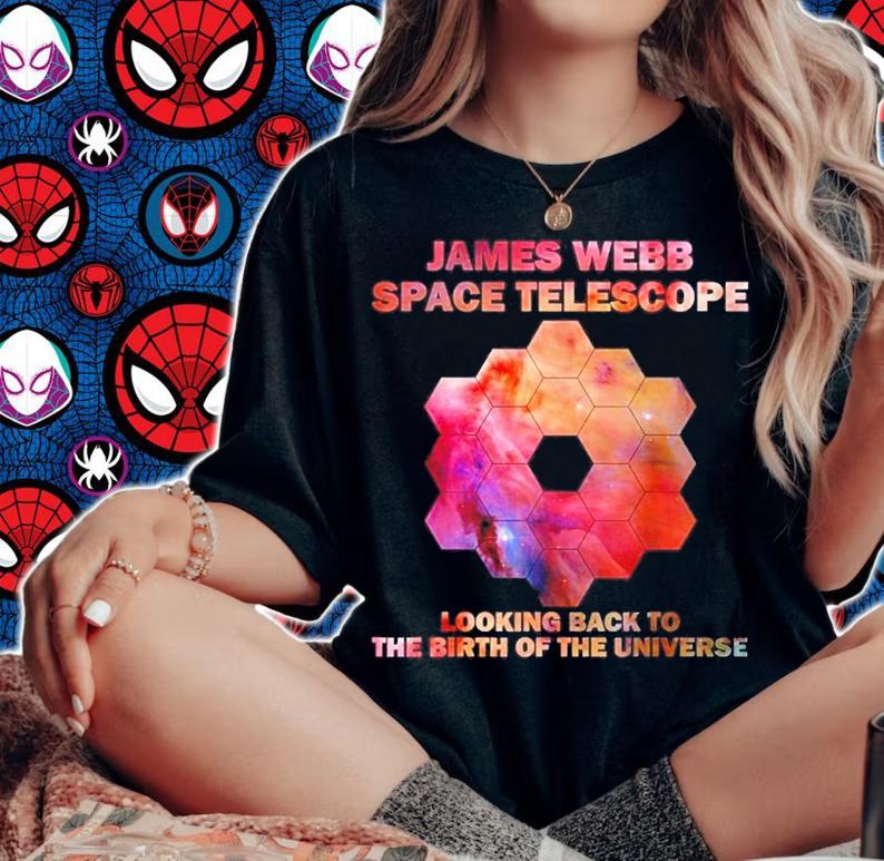 The James Webb Space Telescope Satellite shirt t-shirt