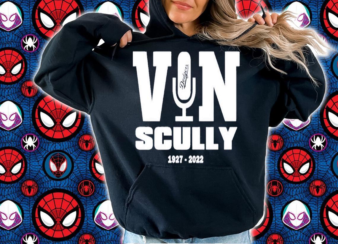 Vin Scully Microphone 1927 2022 shirt t-shirt