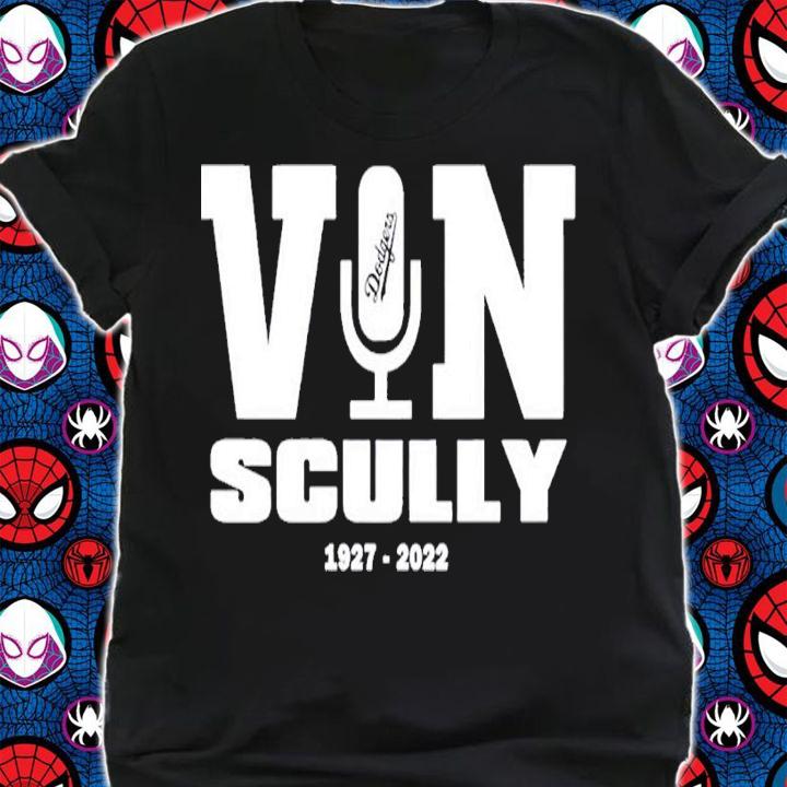 Vin Scully Microphone 1927 2022 shirt t-shirt