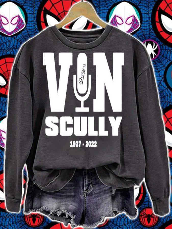 Vin Scully Microphone 1927 2022 shirt t-shirt