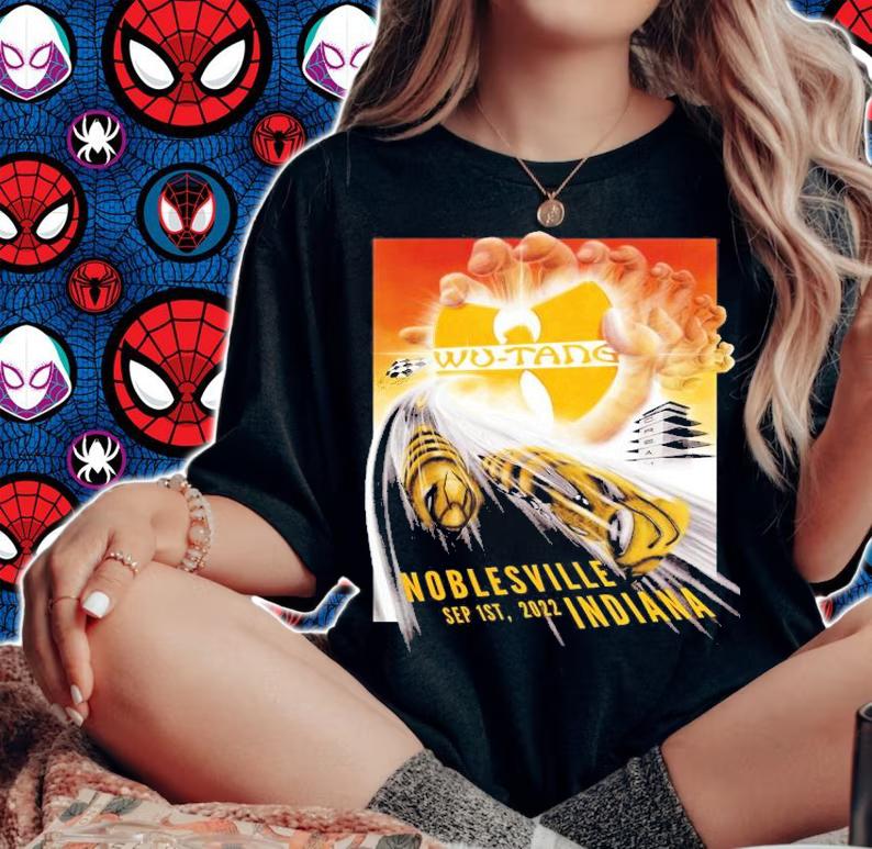 Wu Tang Clan Noblesville September 1 2022 Poster T-Shirt t-shirt woman shirt