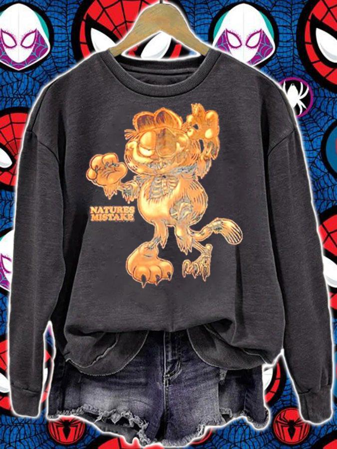 Zombie Garfield Natures Mistake shirt t-shirt